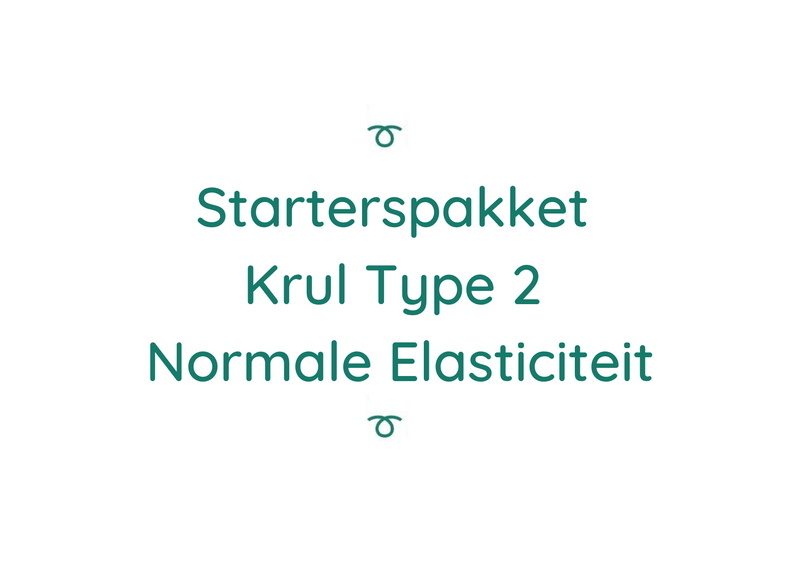 Starterspakket Krul Type 2 Normale Elasticiteit