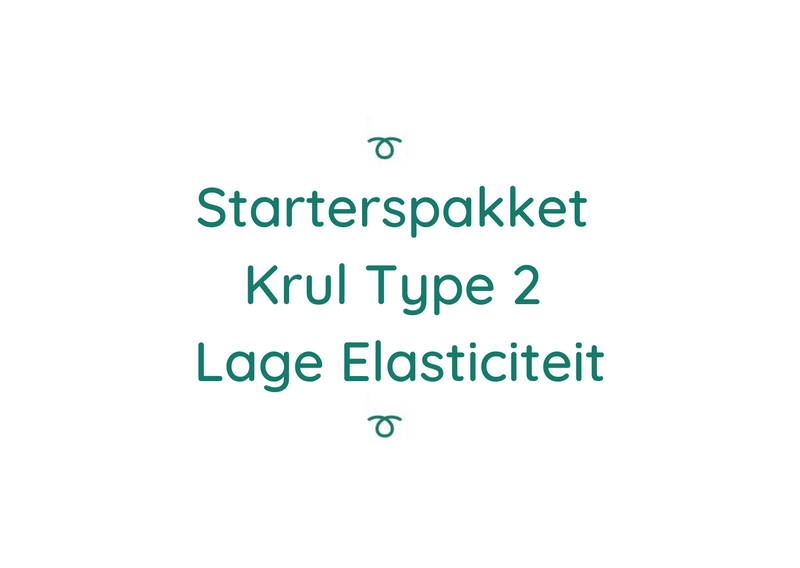 Starterspakket Krul Type 2 Lage Elasticiteit