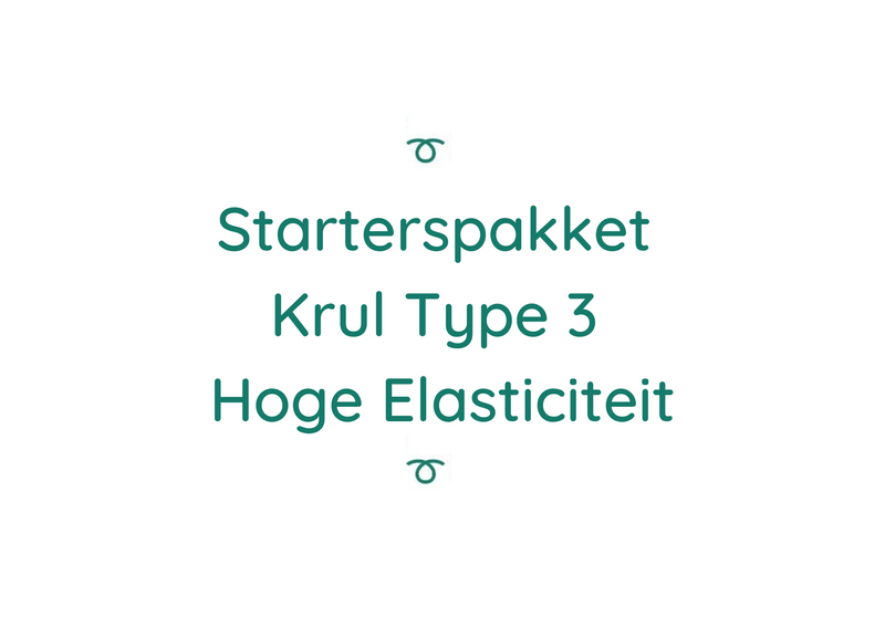 Starterspakket Krul Type 3 Hoge Elasticiteit