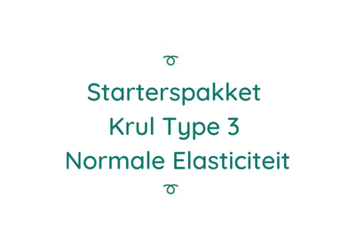 Starterspakket Krul Type 3 Normale Elasticiteit
