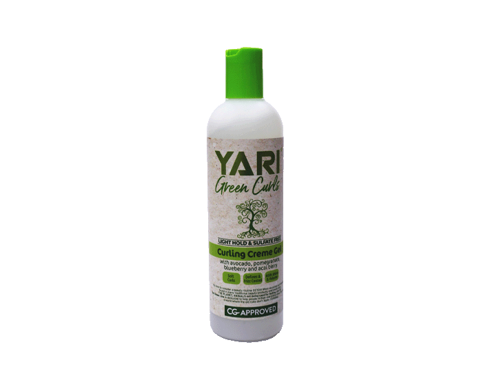 Yari Metodo Curly Green Curls – Starkes Fixiergel Für Lockiges Haar, 125 Ml, Mit Natürlichen Extrakten